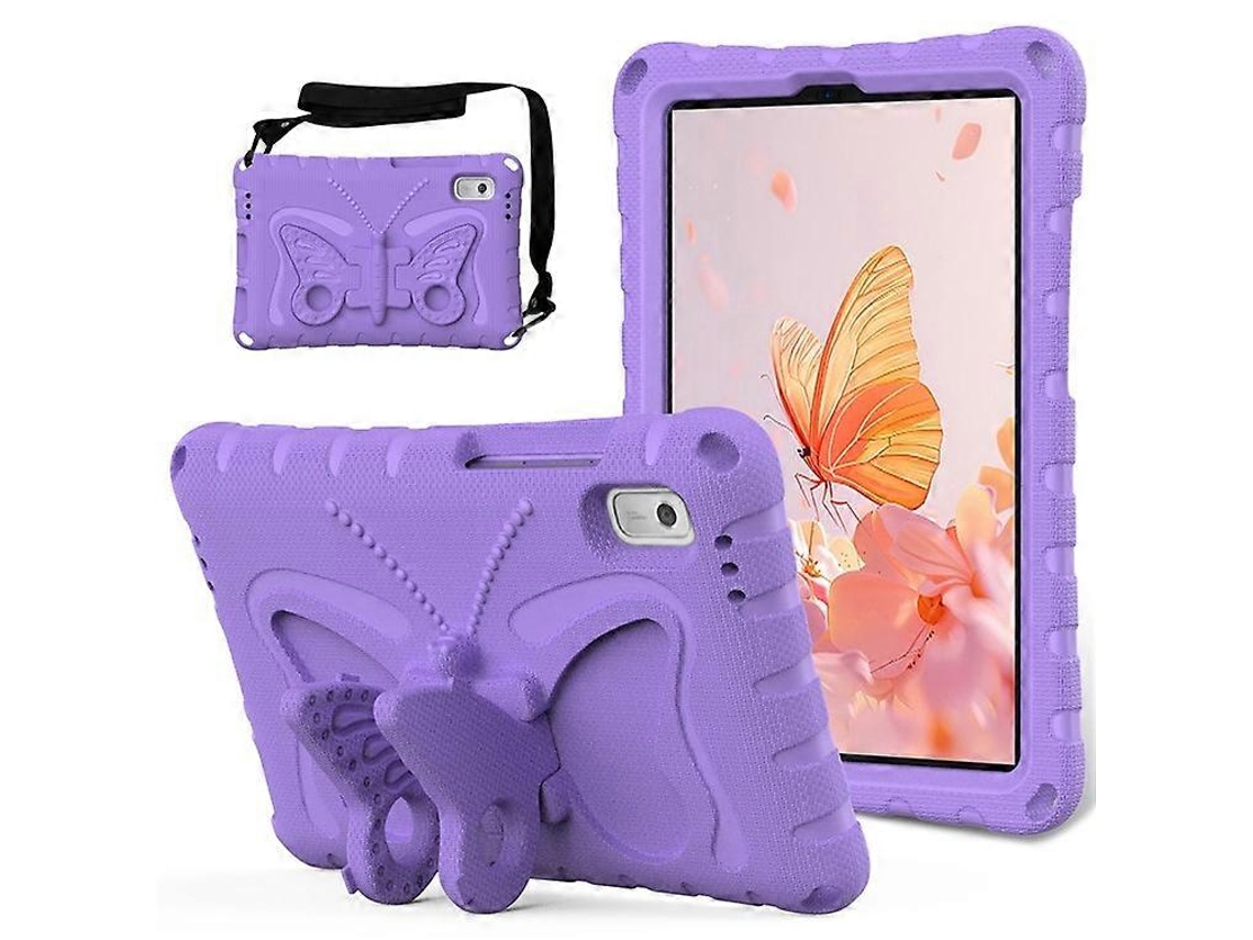 Capa Para Tablet Lenovo Tab M9 Compatível Com Suporte Borboleta, Em Eva, Com Alça De Ombro.
