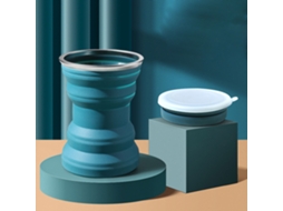 Business garrafa de Água Silicone Colapsível, Portátil,  Grande Capacidade, Verde