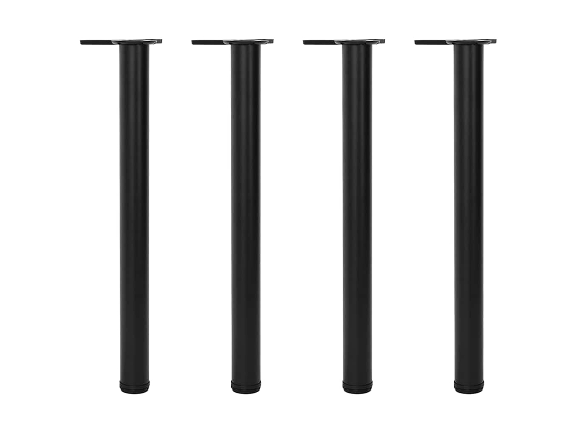 Pernas De Mesa, Altura Ajustãvel, Preto 710 Mm DKD HOME DECOR