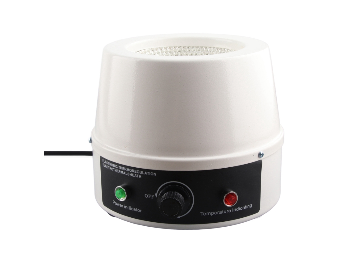 Manto De Aquecimento Elétrico Laboratorial Termostático 500ml 250w 220v Plugue Eu