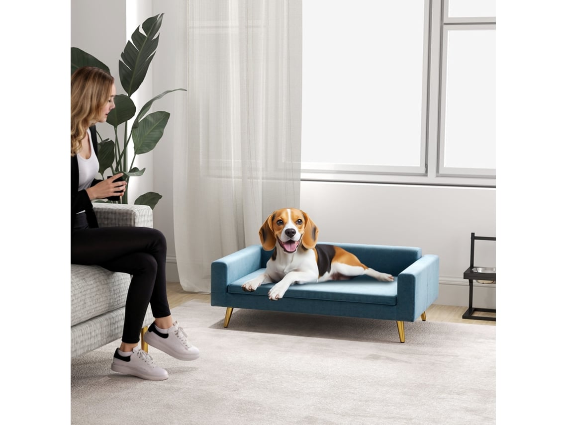 Sofá-cama Para Cães Com Design Escandinavo, Almofada Macia, Material Resistente E Durável