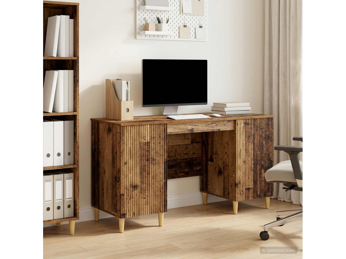 Vidaxl Mesa Madeira Antiga 142,5 X 50 X 75 Cm Derivados De Madeira