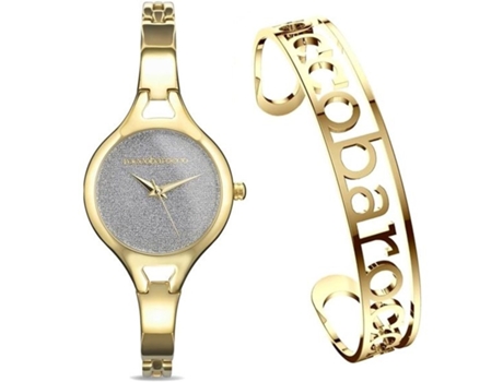 Relógio ROCCOBAROCCO Luxury Stfa Conjunto Silver Pave Dial