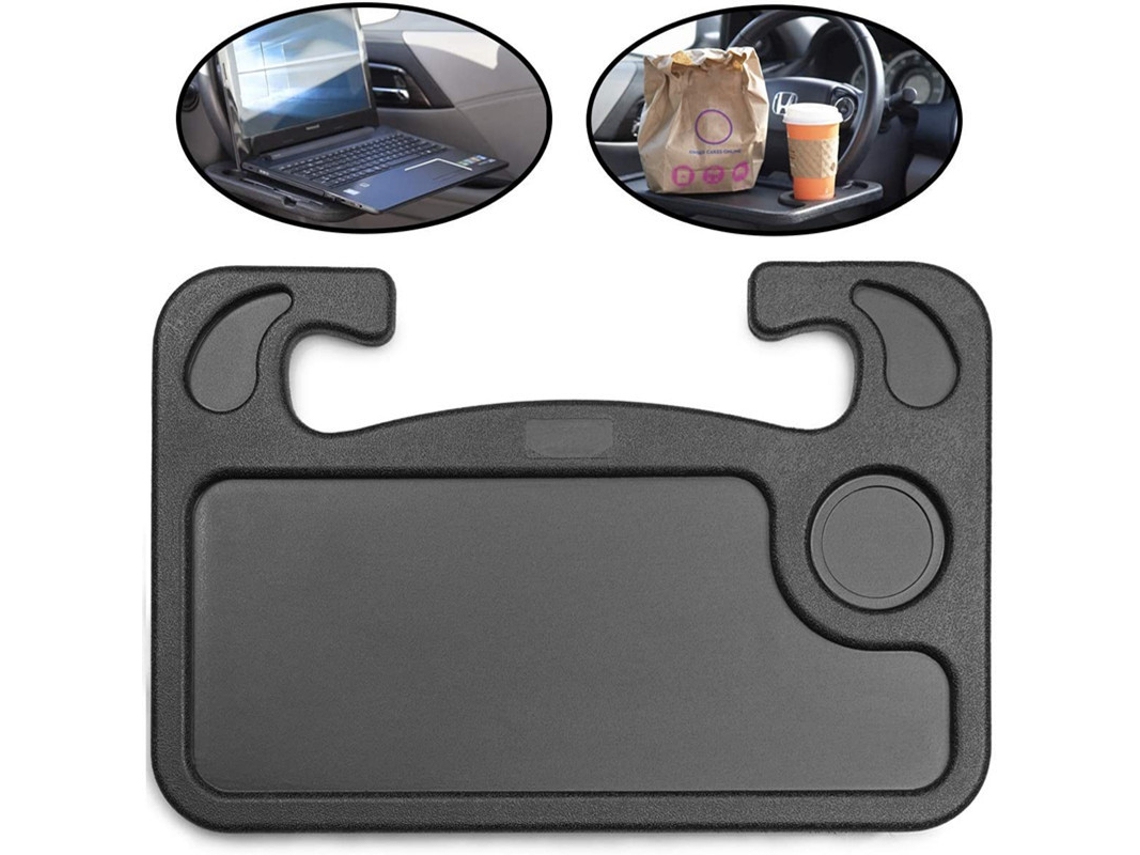 Suporte De Volante Para Carro Acessórios De Carro Bandeja Prateleira Decoração Plástico Preto Dureforward