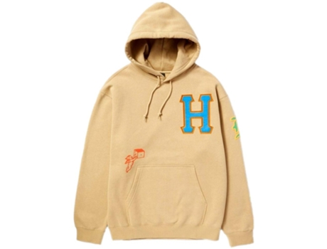 Sweatshirt Unissexo HUF Capucha Bege (L)