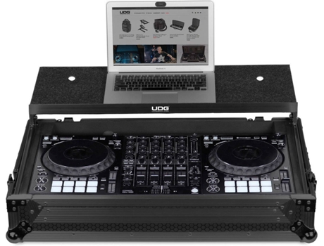 Bolsa para Equipamento de DJ UDG U91055BL - FC Pioneer DDJ-1000 Black Plus (Laptop Shelf + Wheels)