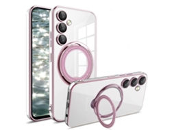 Capa Para Samsung Galaxy S24 Tpu Proteção Câmera -rosa Gertiz
