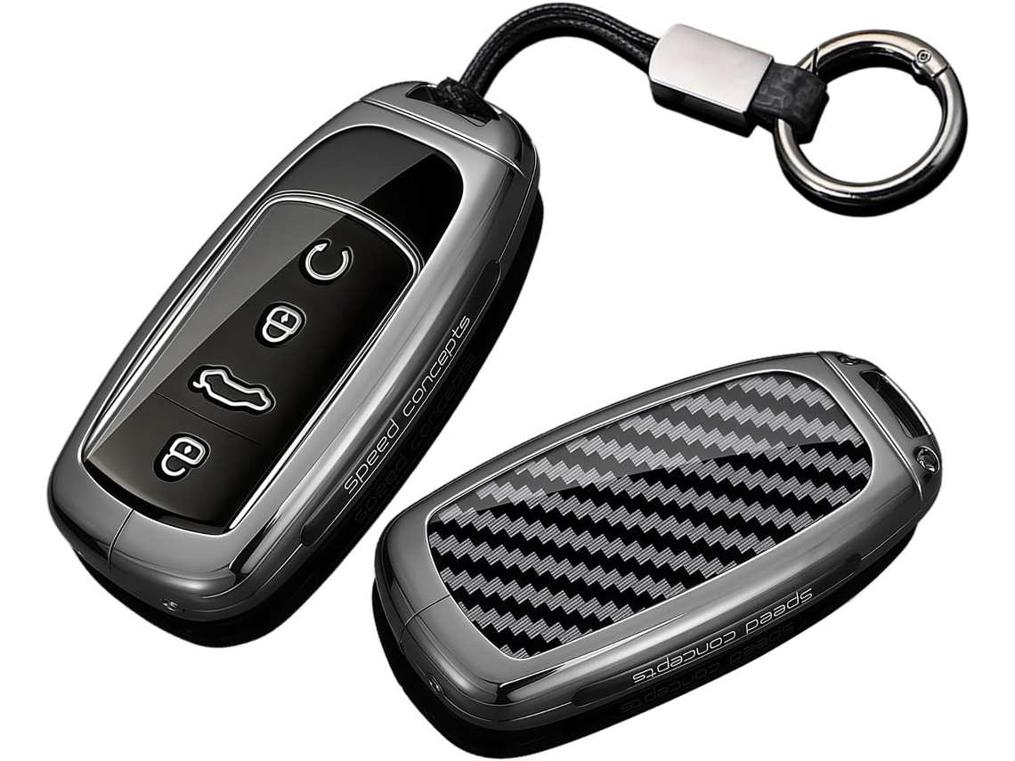 Capa De Chaveiro Em Fibra Carbono Para Chery, Compatível Com Chery Omoda 3 5, Arrizo 5-plus, Jaecoo J6, J7, J8 Phev 2025 2026