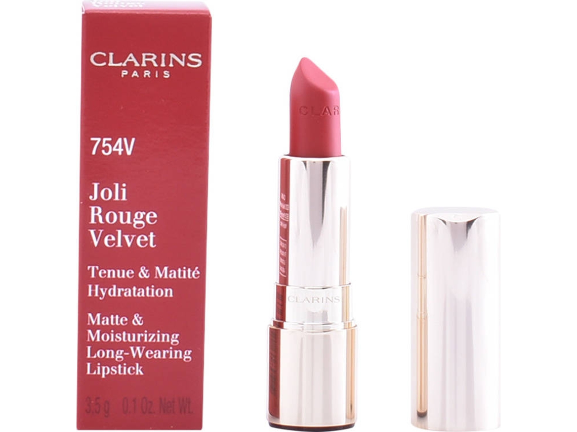 Batom CLARINS Joli Rouge Velvet 754