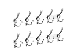 Cabideiro de Parede com Design Exclusivo, Ganchos de Aço Inoxidável para Roupas, Ideal para Banheiro. Resistente e Durável BRILVIBERA