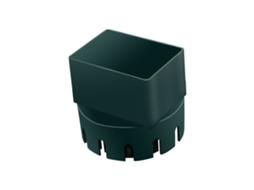 Laxiscreed Adaptador De Calha De Águas Pluviais Para Calhas Verdes De 3x4 Polegadas