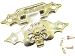 Conjunto de 10 tâmaras prensadas em miniatura de bronze e latão antigo para