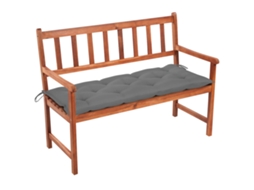 Garden Bench, Garden Benches Vidaxl Cinzeto Madeira De Acácia (120 X 50 X 7 Cm)