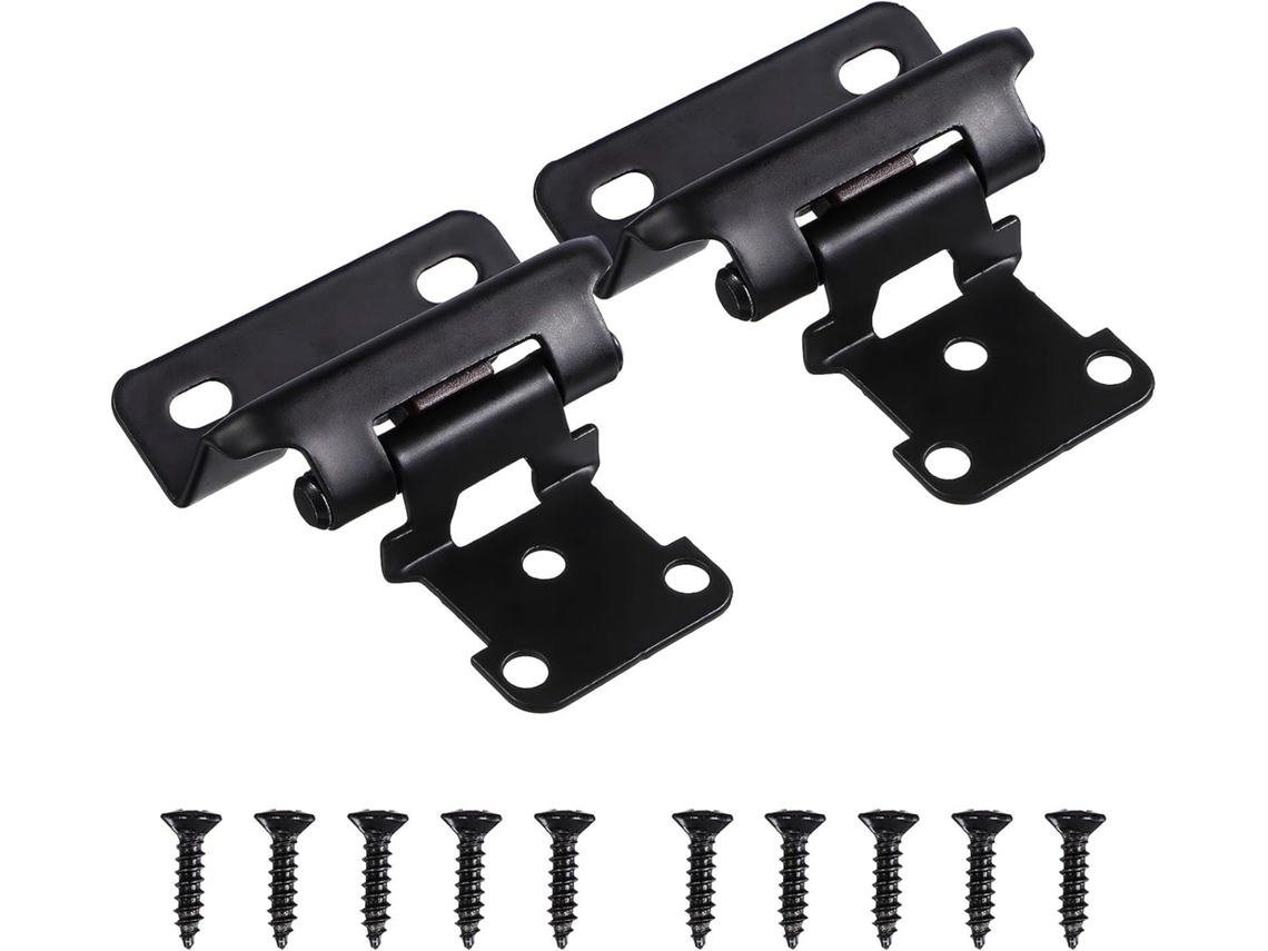 Dobradiças De Armário Com Sobreposição 1 2e Fechamento Suave, Semi Ocultas, Para Portas Com Fechamento Automático
