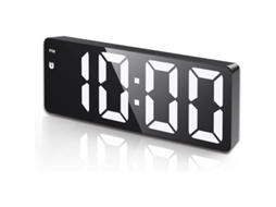 2026-reloj Despertador Digital Led Con Pantalla Grande, Control De Voz, Temperatura Y Modo De Ahorro De Energía