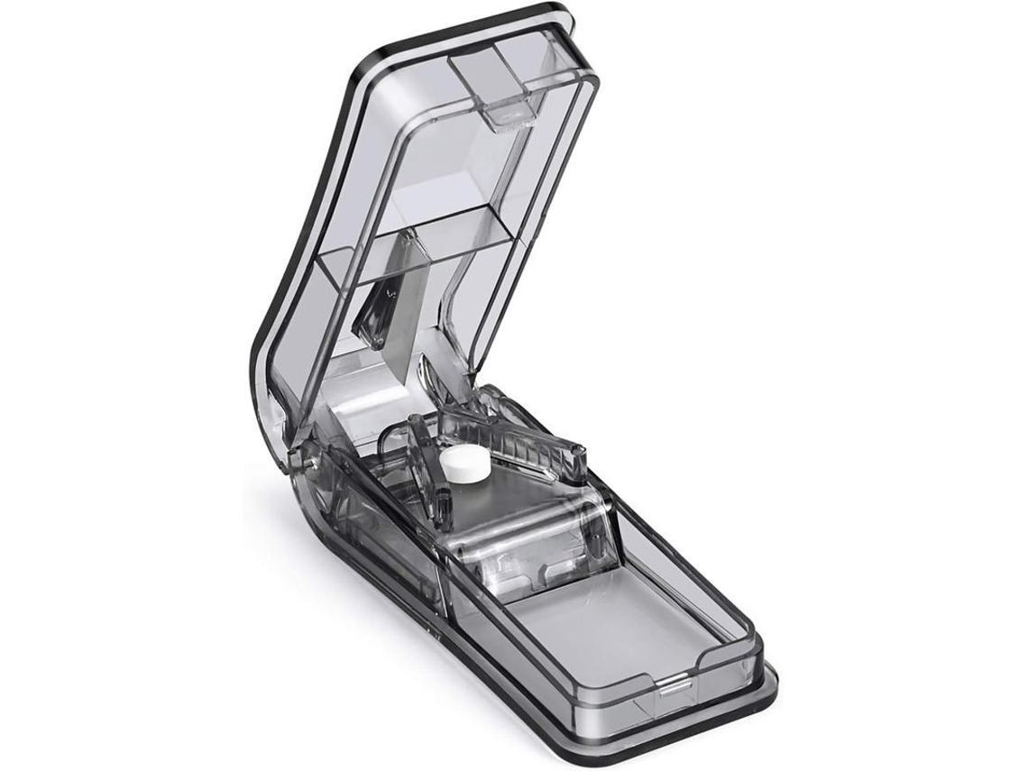 Cortador De Comprimidos 2 En 1 Para Cortar Y Triturar Comprimidos Pequeños Y Grandes, Separador Portátil Sin Bpa