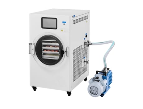 Liofilizador A Vácuo Com 4 Bandejas Para Frutas, Legumes E Carne Branco Tekmaquinas