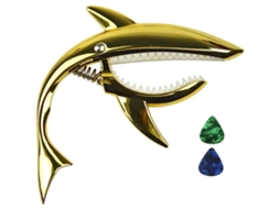 Lurelia Capotraste Shark De Liga De Zinco Para Guitarra Dourado