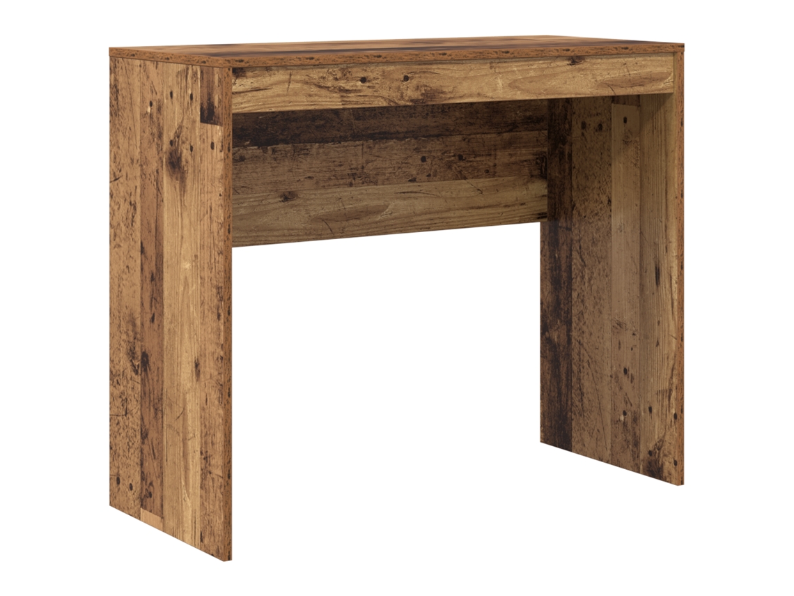 Conjunto 1 Mesa Compacta Vidaxl Castanho Derivados De Madeira (90 X 40 X 76 Cm)