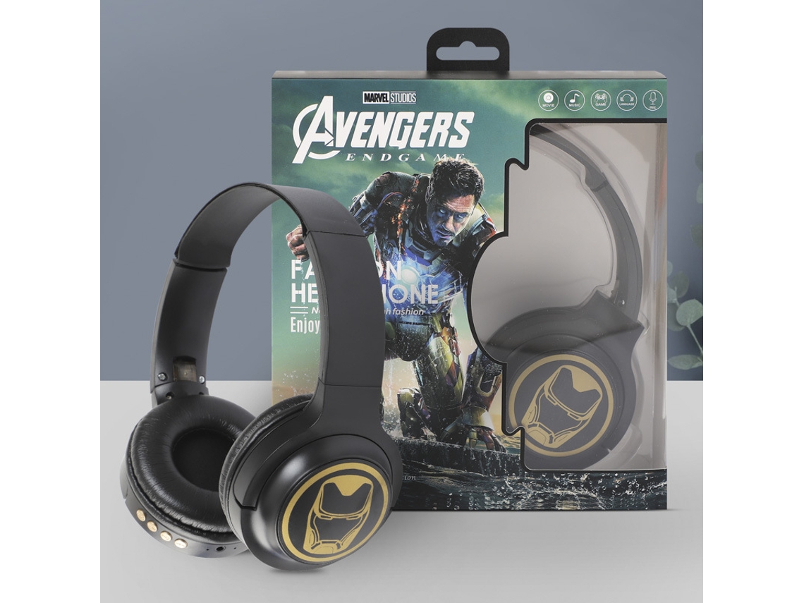 Auriculares Marvel Iron Man Bluetooth 5.0 Universal Sem Fio