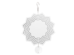 Sino de Vento Branco Simples Decorativo Resistente Ao Clima