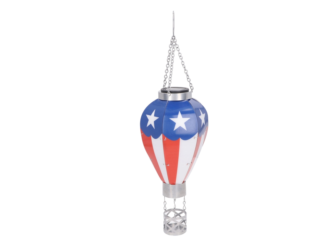Lanterna De Globo Aéreo Solar Para Pendurar Decorativa Exterior Com Carga Solar Para Jardim, Patios E Caminhos