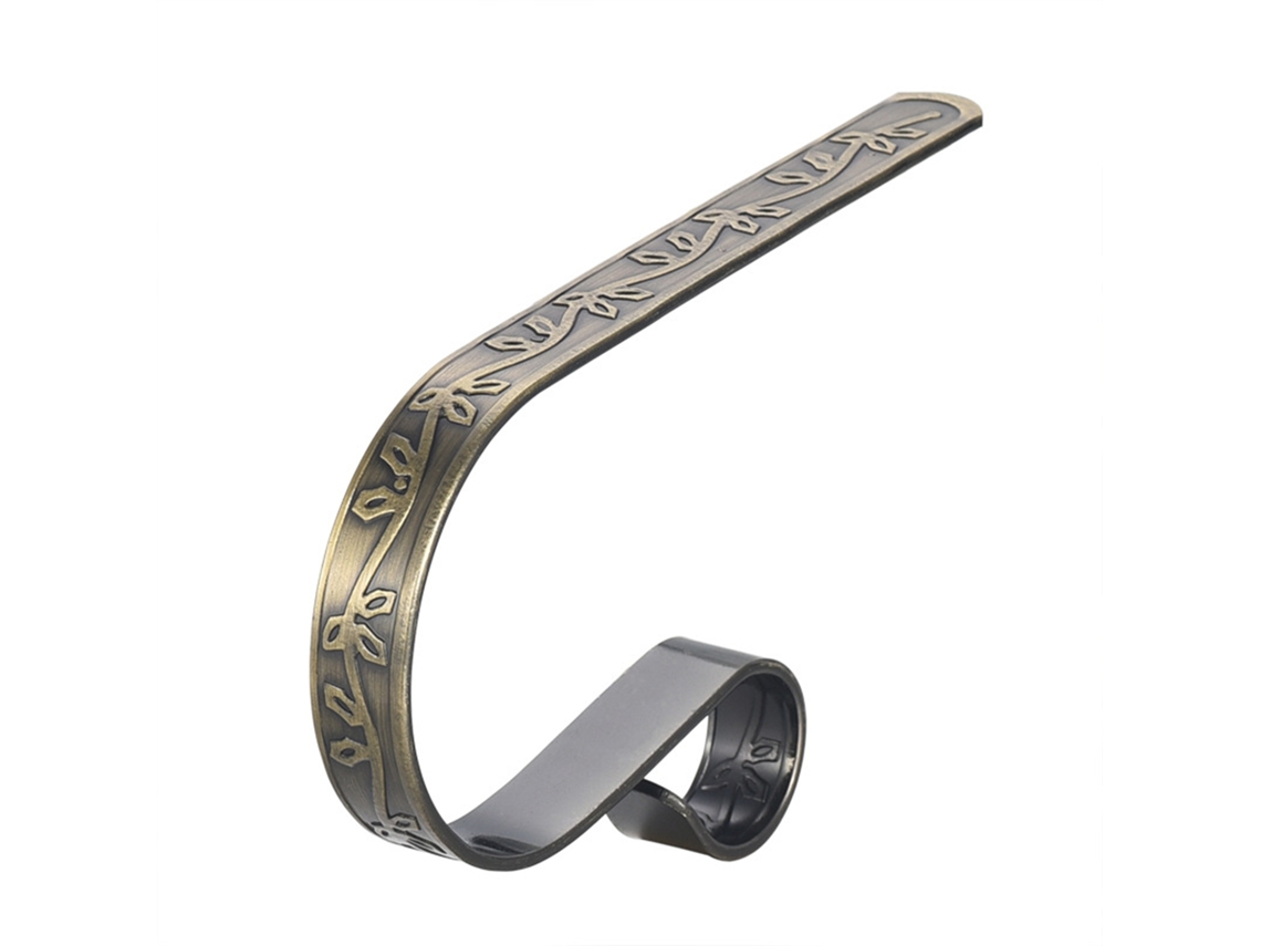 Gancho Metálico Em Relevo Laxiscreed Para Decoração De Natal, Ferro Na Cor Bronze Antigo