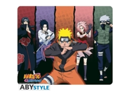 Mouse Pad Abystyle Naruto Shippuden Flexível Antiderrapante 19,5x23,5 Cm