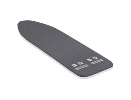 Capa para tábua de passar preta Thermo Reflect S/M Black 71679 Leifheit, para tábua de passar com máximo de 125 x 40 cm, acolchoamento de 3 mm.