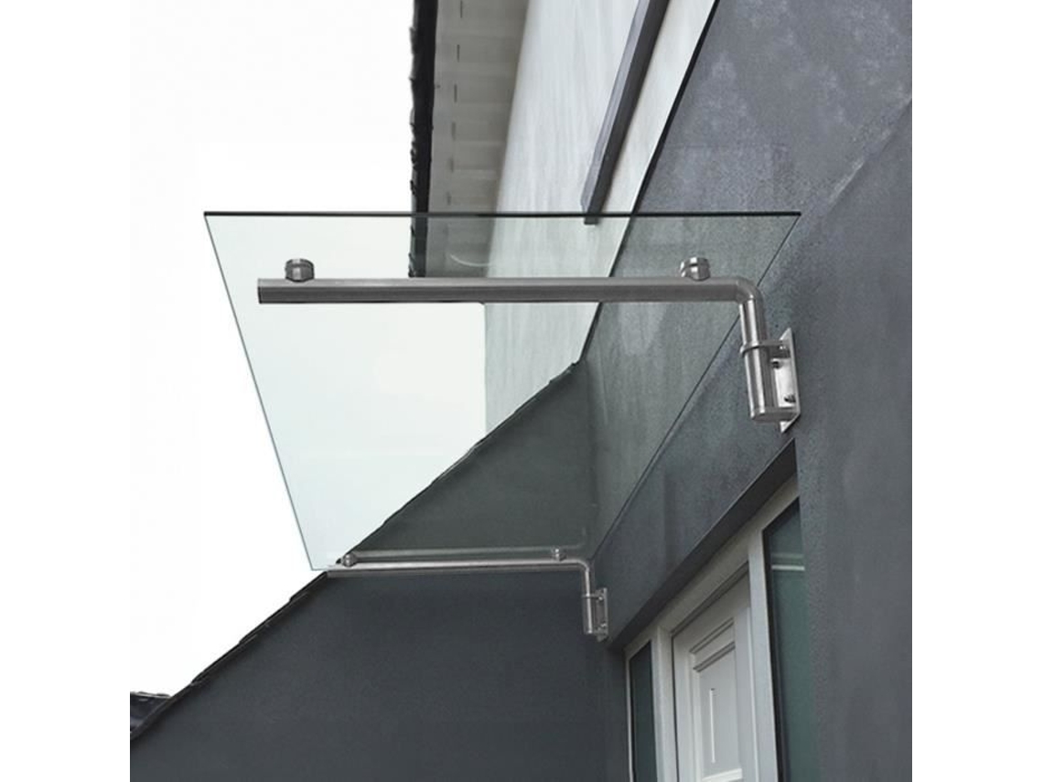 Toldo de Vidro 120 Cm X 80 Cm com Suporte MONSTERSHOP