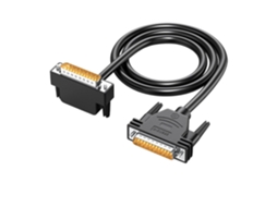Cabo de Extensão Profissional Db25 Macho para Ângulo Reto para Transferência de Dados SFUSHOS