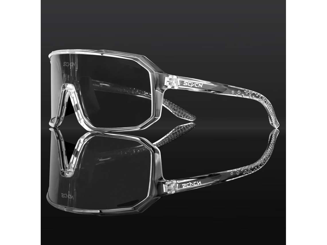 (estilo A5) Óculos De Sol Unissex Para Ciclismo Com Lentes De Polímero Semitransparentes Resistentes A Impactos E Com Proteção Uv400.