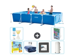 Intex Piscina Com Estrutura Retangular - 450x220x84 Cm - 7-peças S111