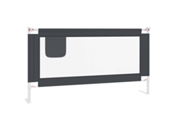 Barra De Segurança Para Cama Vidaxl Cinzeto Tecido (160x25cm)