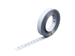 Fabuletta Fita Métrica De Aço Revestida Nylon 5m, Com Escala Central Invertida Para Bancada, Máquinas De Vidro, Madeira