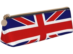 Estojo Multifuncional Portátil Com A Bandeira Britânica Para Lápis, Ideal Para Professores, Alunos E Escolas.