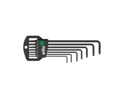 Conjunto De Chave Allen WIHA Classic Torx® Magicspring® De 8 Peças Em Suporte, Acabamento De Oxidação Preta (33753)