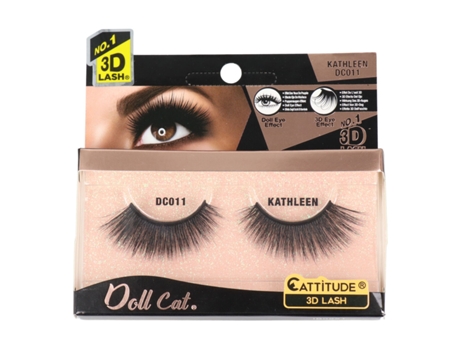 Pestanas Postiças EBIN NEW YORK Doll Cat Kathleen (Preto)