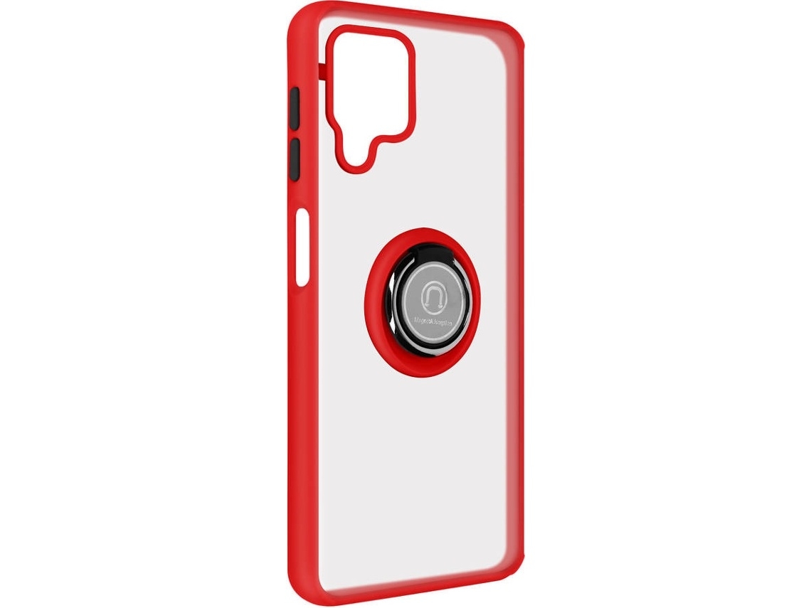 Lurelia Capa Com Anel Para Samsung Galaxy M22 Vermelho