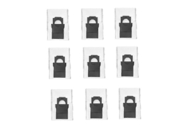 Conjunto De 9 Sacos De Pó Para Aspirador De Pó L40s Pro Ultra / X50 Ultra_glo