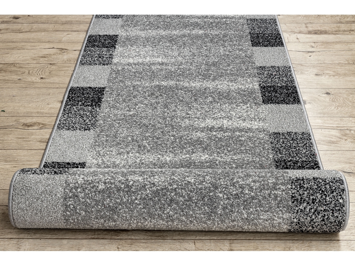 Passadeira Silver Etna Moldura Areia Cinzento 80Cm