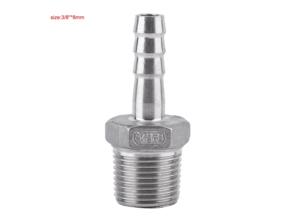 Laxiscreed União Rosca Macho 304 Stainless Steel Para Mangueiras E Conexões De Conversão