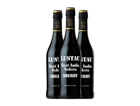 Vinho fortificado LUSTAU East India Solera Dark Sweet Doce Jerez-Xérès-Sherry Garrafa Medium (0.5 L - 3 Unidades)