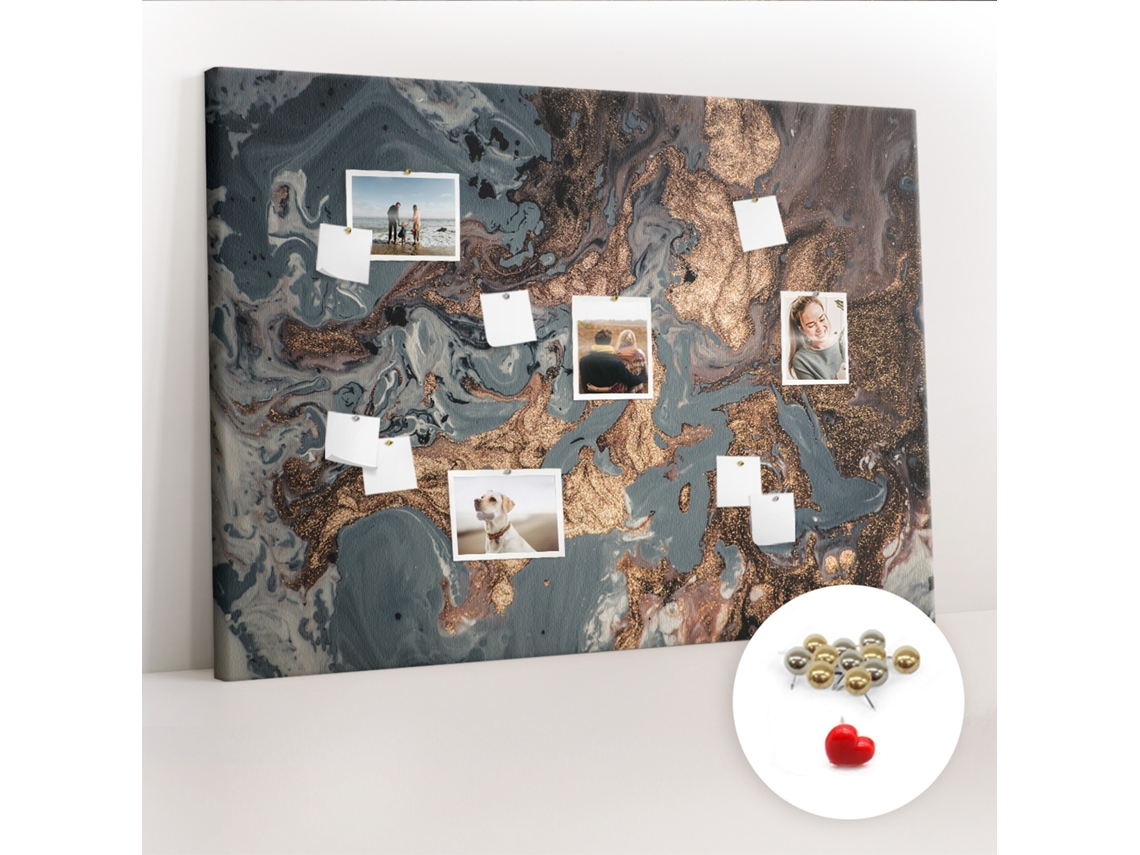 Lousa De Cortiça Mármore Decorativo Para O Quarto Das Crianças Espelharte (140x100 Cm)