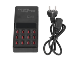 Carregador Usb 12 Portas com Carregamento Rápido EOOCOO