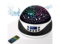 Luminria De Projeo Cu Estrelado Led, Luz Noturna, Projetor Com Rotao Automtica, Reproduo De Msica E Porta Usb, Ideal Par Aquaforge