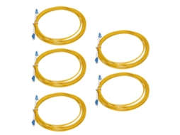 5pcs Cable de Fibra Óptica Lszh Bajo Pérdida Estable Vida Larga Cable de Extensión de Fibra Óptica