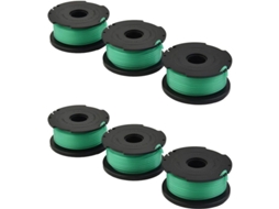 Rolos de linha LINJOU para cortador de relva, reposição para Black Decker Gl7033, Gl8033, Gl9035