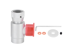 Conector Adaptador de Recarga Co2 com Fio W21.8 14 em Alumínio para Máquina de Soda Acessórios de Hardware