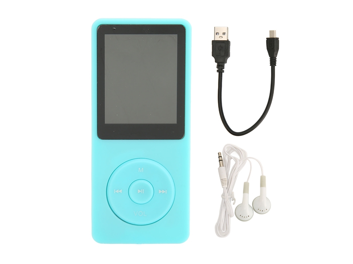 Leitor De Mp3 Com Tela Tft Hd De 1, 8 Polegadas, Microfone, Rádio Fm E Fones De Ouvido Portáteis.